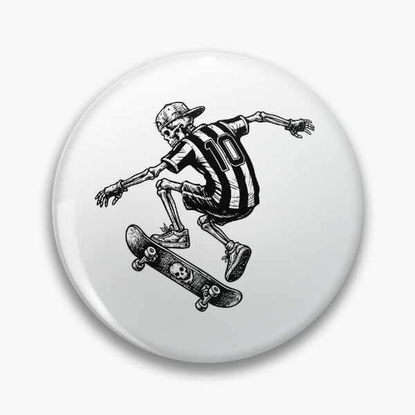 Item preview, Skater Skeleton Number 10 - Urban Art designed and sold by Pulpa-grafica.