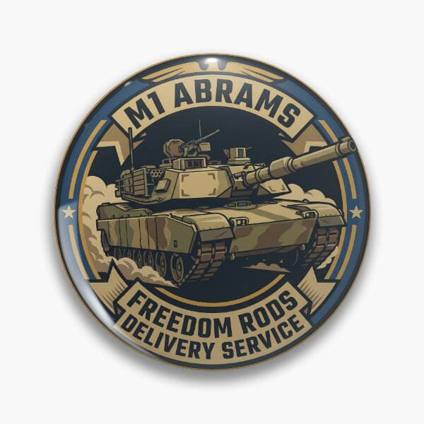 Item preview, M1 Abrams Main Battle Tank Freedom Rods Tactical Humor Design designed and sold by ArtDreams92.