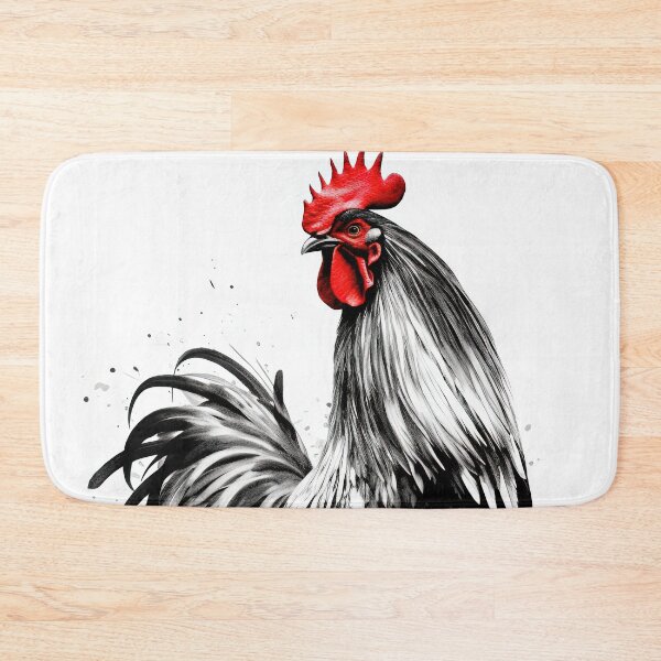 Item preview, A rustic ink drawing of a farm chicken. designed and sold by DSAHART.