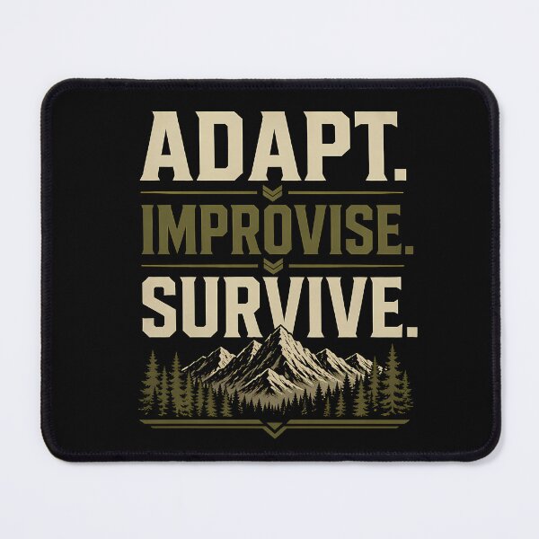 Item preview, ADAPT. IMPROVISE. SURVIVE. designed and sold by Tactical Override.