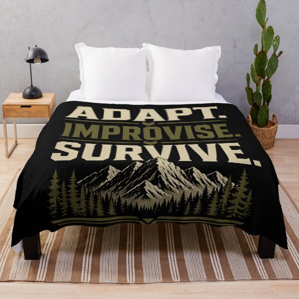 Item preview, ADAPT. IMPROVISE. SURVIVE. designed and sold by Tactical Override.