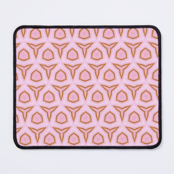 Item preview, Pink Geometric Triangle Pattern Seamless Abstract Pastel Wallpaper designed and sold by IntelliMindDesigns.