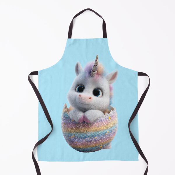 Item preview, ? Adorable Baby Unicorn Hatching - Magical Rainbow Easter Egg Art designed and sold by Hakubiya.