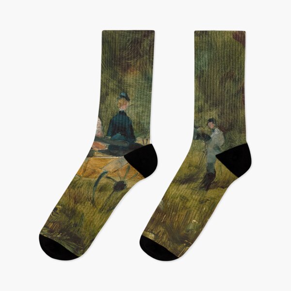 Item preview, The Trap by Henri de Toulouse-Lautrec | Vintage Countryside Carriage Fine Art Print designed and sold by artofuniverse.