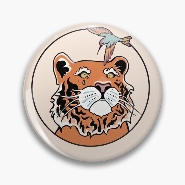 Item preview, Tiger and  hummingbird designed and sold by PaolalVento.