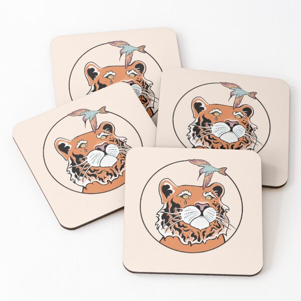 Item preview, Tiger and  hummingbird designed and sold by PaolalVento.