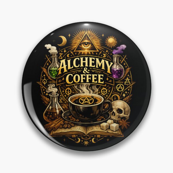 Item preview, Alchemy & Coffee - Mystical Brew designed and sold by SidTastic .