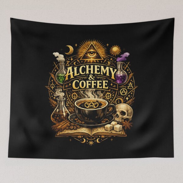 Item preview, Alchemy & Coffee - Mystical Brew designed and sold by SidTastic .