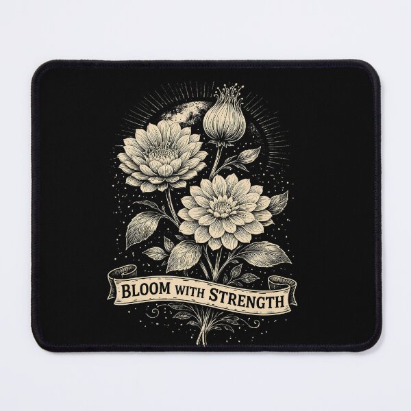 Item preview, Medieval Fantasy Floral Emblem Bloom Strength designed and sold by doinitzart.