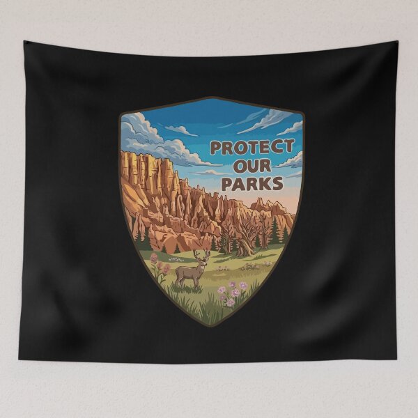 Item preview, Deer Protect Our Parks  designed and sold by Gkinoki.