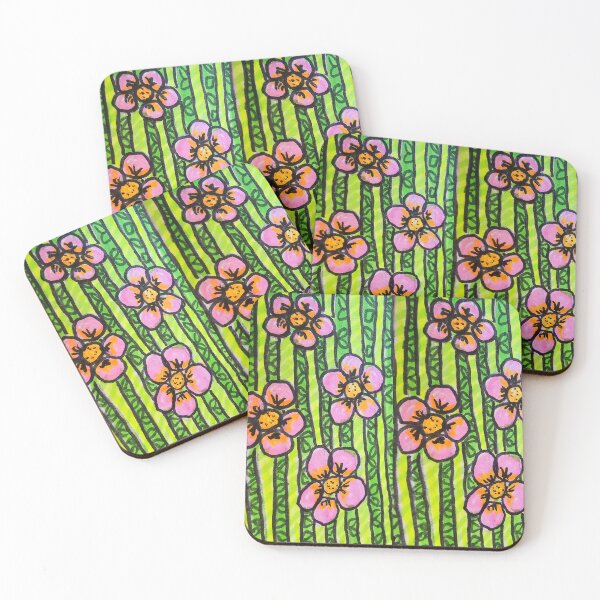 Item preview, Spring Flower Stripes designed and sold by DancingCreek.