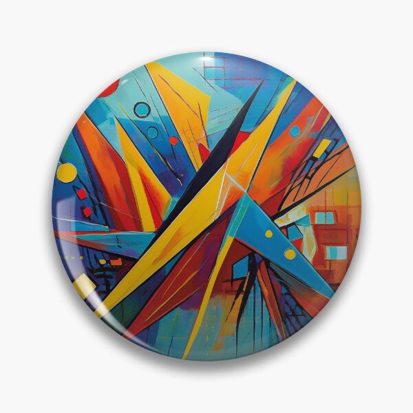 Item preview, Abstract Art - Acrylic Cubism designed and sold by Becky-Poppins.