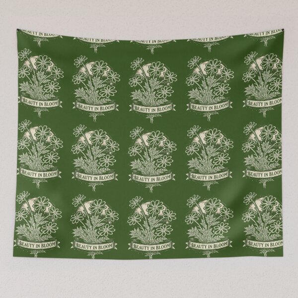 Item preview, Beauty in Bloom Vintage Daisy Crest Medieval Floral Emblem designed and sold by doinitzart.
