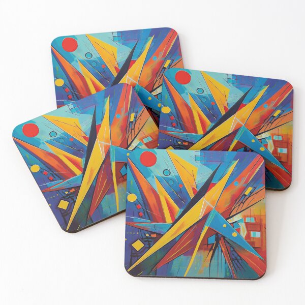 Item preview, Abstract Art - Acrylic Cubism designed and sold by Becky-Poppins.