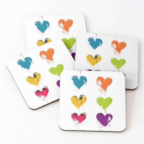 Item preview, Street Art Hearts colour grid  designed and sold by Shirl's .