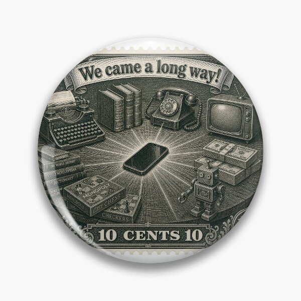Item preview, Smartphone Conquest: A Long Way Vintage Engraving designed and sold by 9xgraphics.