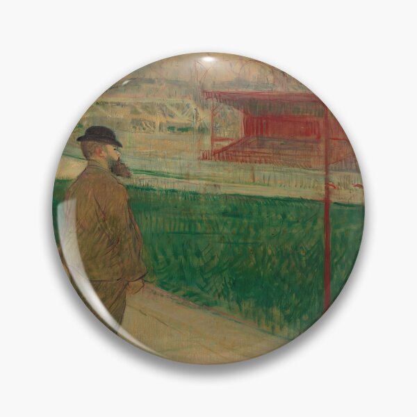 Item preview, Tristan Bernard au Vélodrome Buffalo by Henri de Toulouse-Lautrec | Vintage Paris Cycling Art Print designed and sold by artofuniverse.