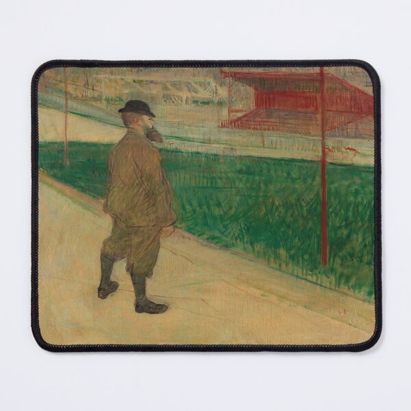Item preview, Tristan Bernard au Vélodrome Buffalo by Henri de Toulouse-Lautrec | Vintage Paris Cycling Art Print designed and sold by artofuniverse.