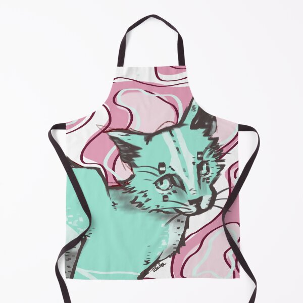 Item preview, Teal Cat designed and sold by alula-arts.