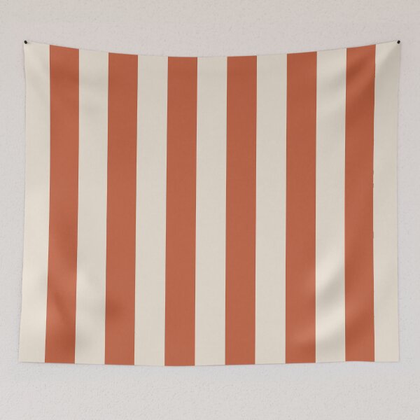 Item preview, Terracotta Stripe Pattern – Bold Lines – Scandinavian Coastal Minimalist Design designed and sold by TheSlowShore.