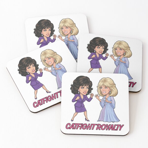 Item preview, Dynasty Catfight Joan Collins Linda Evans designed and sold by tigrootiger.