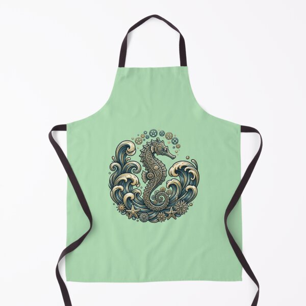 Item preview, Steampunk Seahorse – Ocean Fantasy Art designed and sold by Dogandesighn.