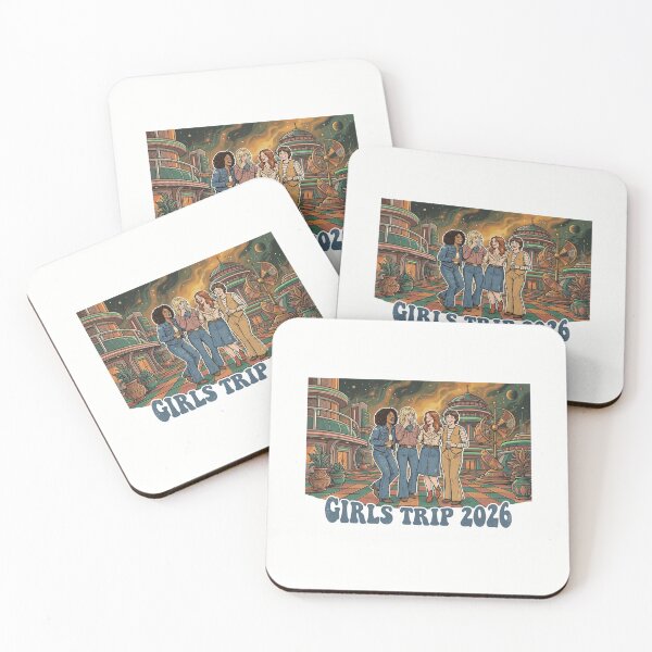 Item preview, Girls Trip 2026 70s Aesthetic Retro Futurism designed and sold by SplashTastic.