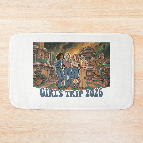 Item preview, Girls Trip 2026 70s Aesthetic Retro Futurism designed and sold by SplashTastic.