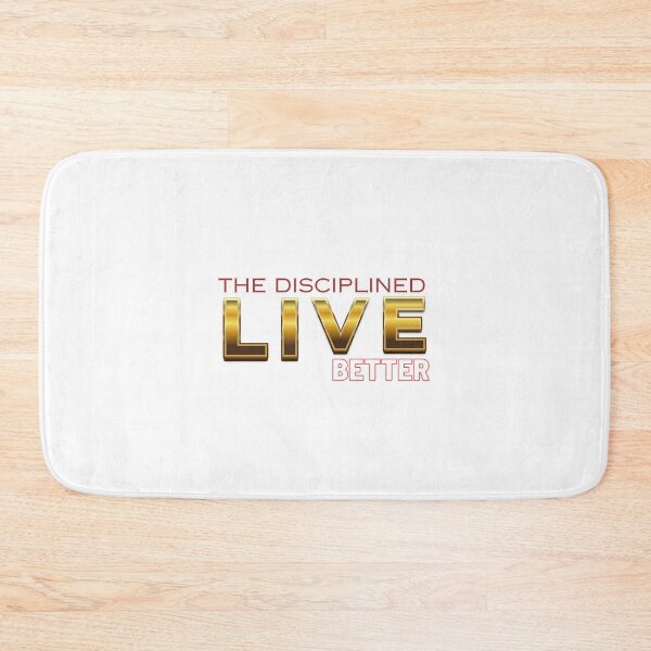 Item preview, The Disciplined Live Better – Motivational Mindset Poster | Discipline Quote Wall Art designed and sold by TommyArt94.