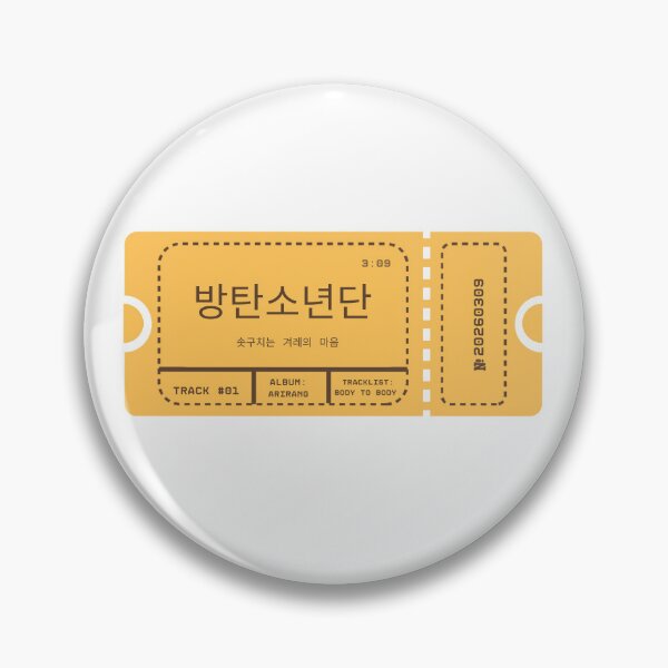 Item preview, BTS body to body MV Inspired Ticket Art Kpop Track 01 designed and sold by Oichiana.