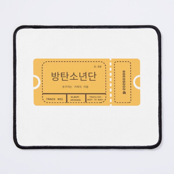 Item preview, BTS body to body MV Inspired Ticket Art Kpop Track 01 designed and sold by Oichiana.