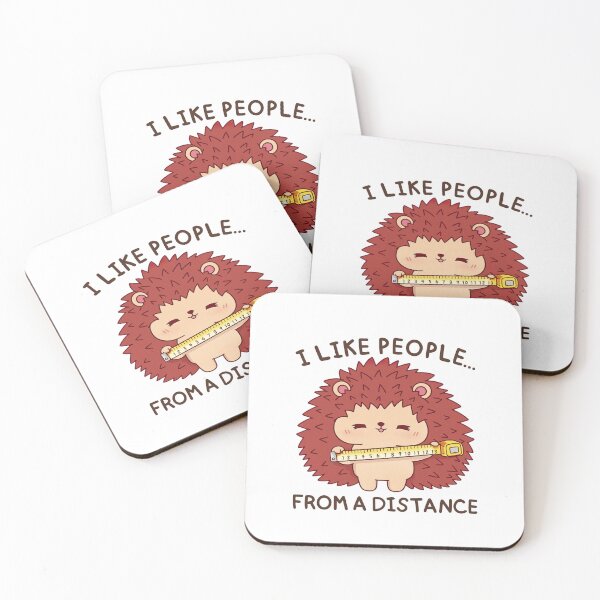 Item preview, Introvert Hedgehog I Like People designed and sold by happiecatstore.