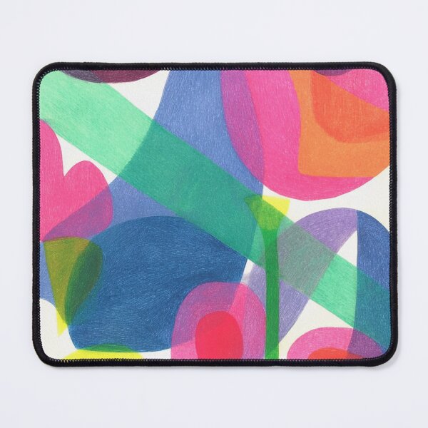 Item preview, Bright Layered Color Shapes Abstract Composition designed and sold by trajeado14.