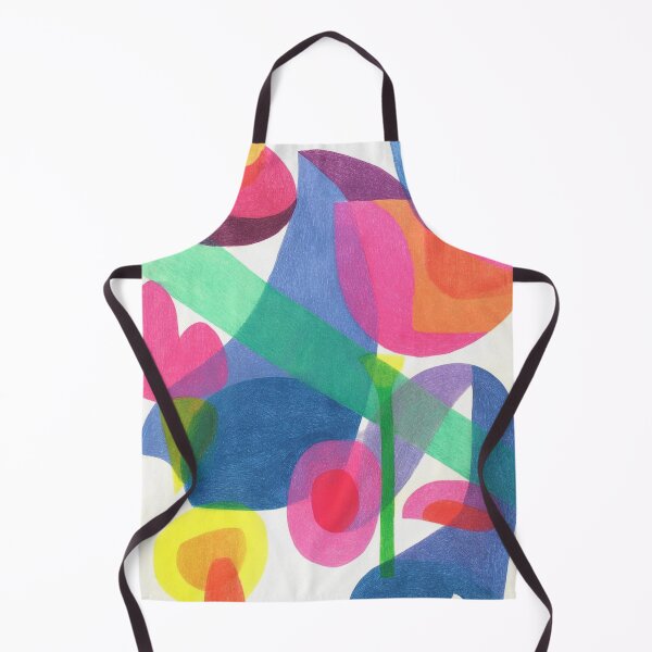 Item preview, Bright Layered Color Shapes Abstract Composition designed and sold by trajeado14.