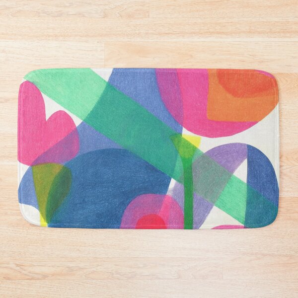Item preview, Bright Layered Color Shapes Abstract Composition designed and sold by trajeado14.