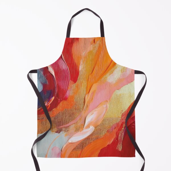 Item preview, Abstract Art - Fluid Art Texturized Corals over Gold designed and sold by Becky-Poppins.
