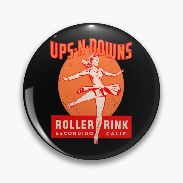 Item preview, 1950s Ups n Downs California Roller Rink  designed and sold by ACSKU.
