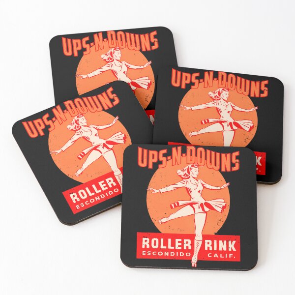 Item preview, 1950s Ups n Downs California Roller Rink  designed and sold by ACSKU.