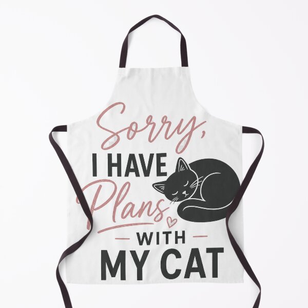 Item preview, Sorry I Have Plans With My Cat - Funny Introvert Cat Lover Gift designed and sold by lexiangelus93.