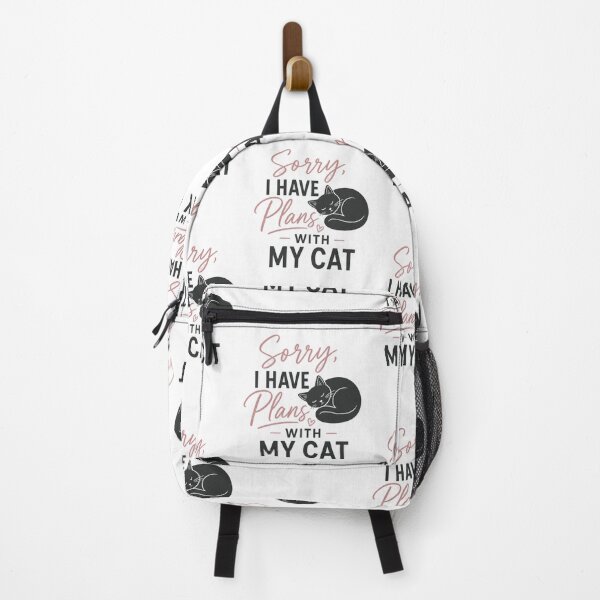Item preview, Sorry I Have Plans With My Cat - Funny Introvert Cat Lover Gift designed and sold by lexiangelus93.