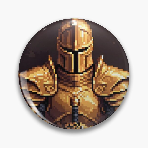 Item preview, Golden Medieval Guardian Knight designed and sold by KaioRosaArt.
