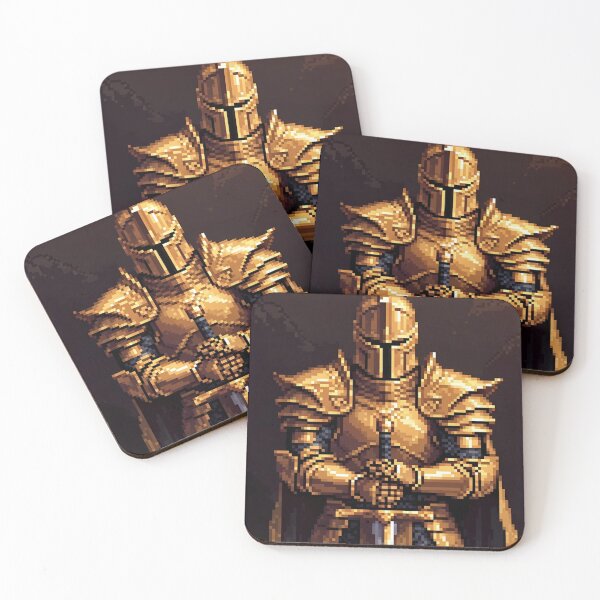 Item preview, Golden Medieval Guardian Knight designed and sold by KaioRosaArt.