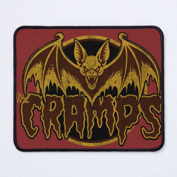 Item preview, the Cramps Psychobilly Bat Logo T-Shirt – Vintage Horror Punk Graphic designed and sold by Simbera.