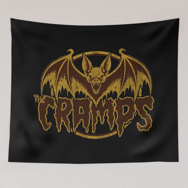 Item preview, the Cramps Psychobilly Bat Logo T-Shirt – Vintage Horror Punk Graphic designed and sold by Simbera.