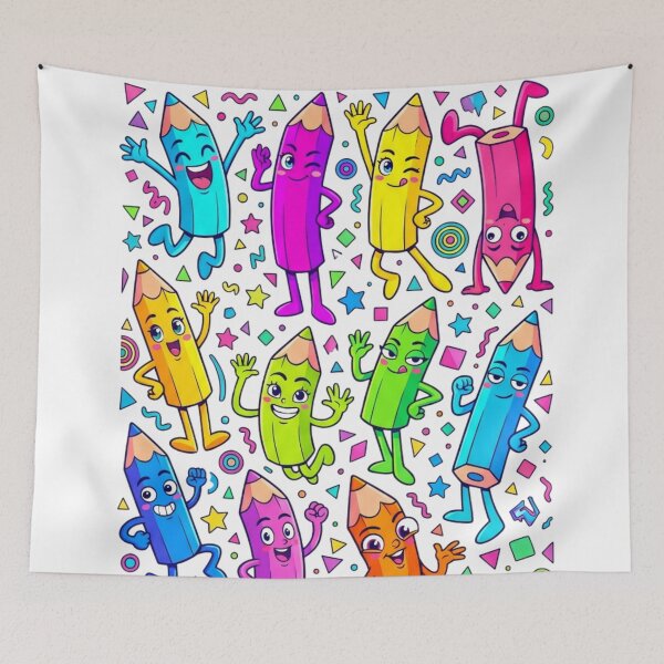 Item preview, Colored pencil cartoon designed and sold by PP&RAINBOW SHOP.