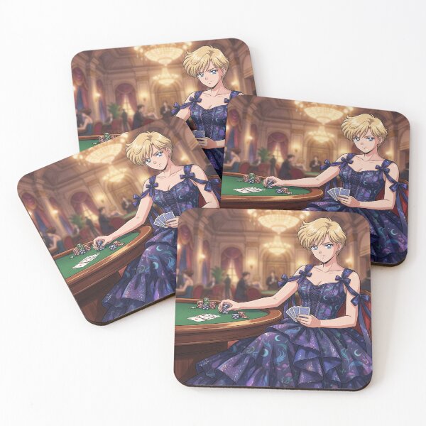 Item preview, Haruka Showing her Cards designed and sold by Solace Sparkles.