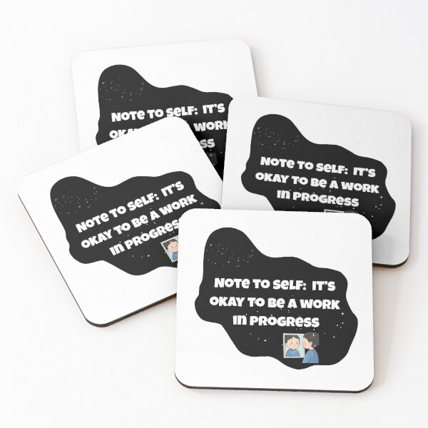 Item preview, It’s Okay to Be a Work in Progress Quote | Self Healing Motivation Design | Mental Health Awareness Sticker designed and sold by Pandey14.