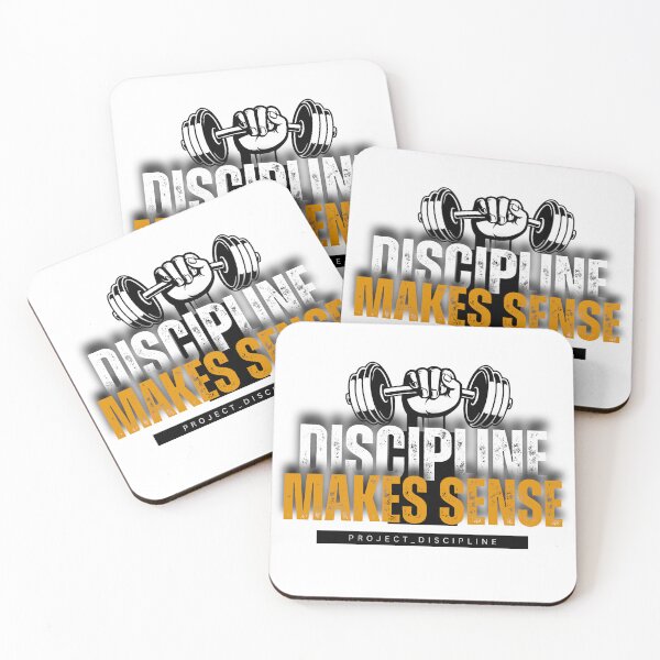 Item preview, Discipline Make Sense – Project Discipline | Motivational Mindset Quote Wall Art designed and sold by TommyArt94.