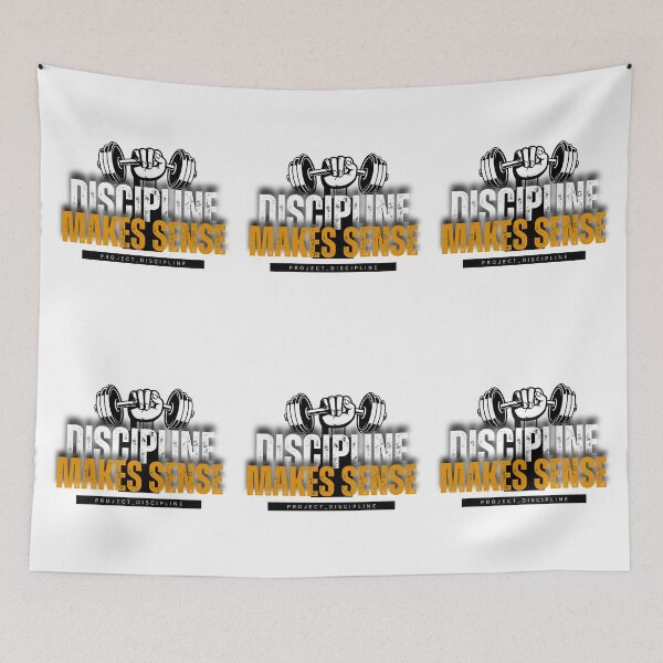 Item preview, Discipline Make Sense – Project Discipline | Motivational Mindset Quote Wall Art designed and sold by TommyArt94.