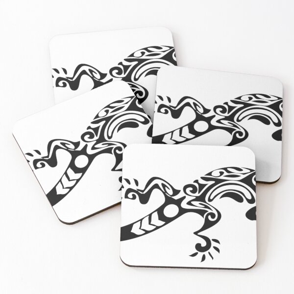 Item preview, Tribal Lizard Ornamental Design – Decorative Gecko Tattoo Art Graphic designed and sold by NewManiaGifts.